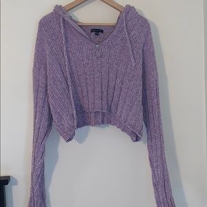 Kendall and Kylie soft purple sweater